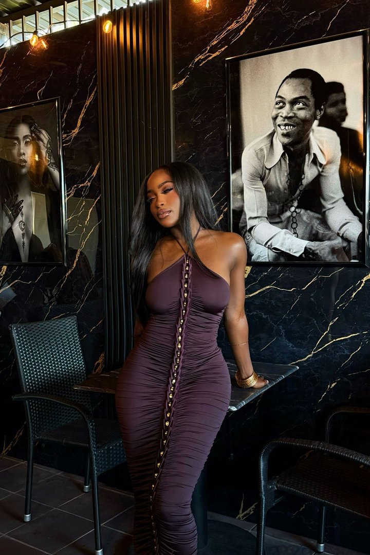 Regina Halter Maxi Dress - Purple