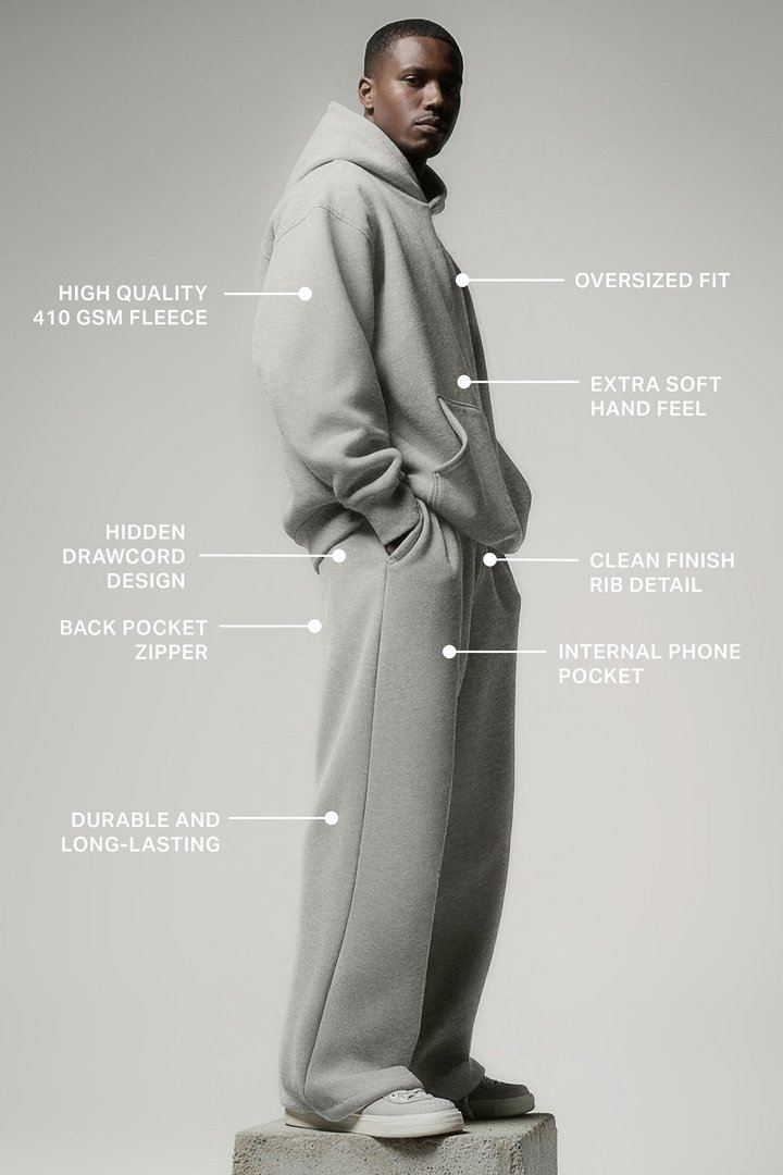 410 Oversized Hoodie - Black