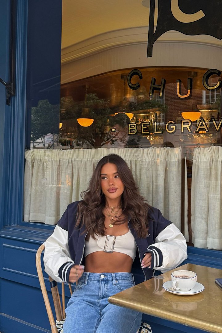 Set The Vibe Buckle Top - Cream