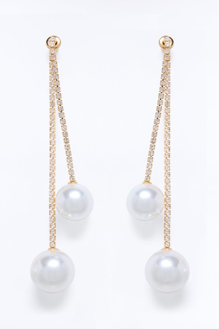 See Me Tonight Drop Earrings - Gold