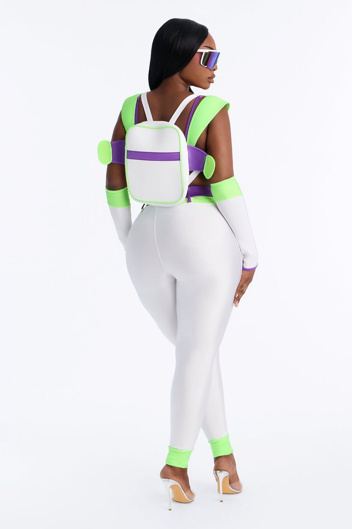 Infinite And Beyond Pant 6 Piece Costume Set - Green/combo