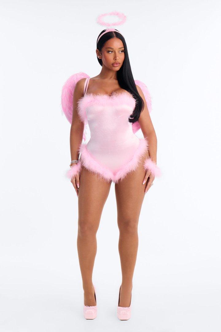 Heavens Kiss 4 Piece Costume Set - Pink