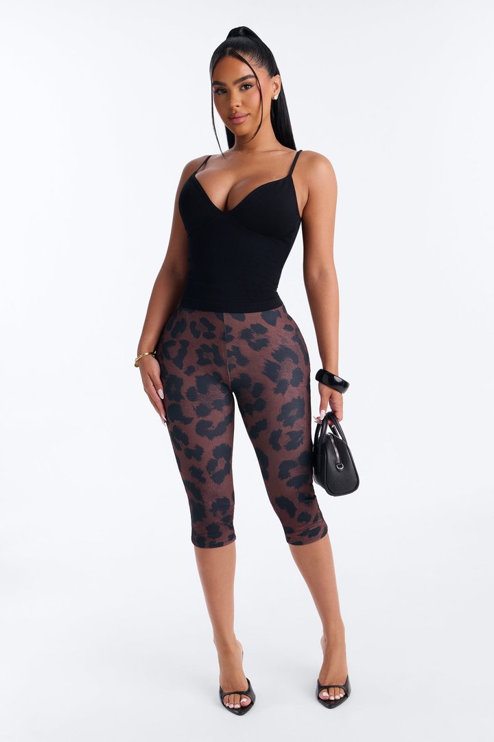 Comfy And Sweet Ribbed Cami Top - Black