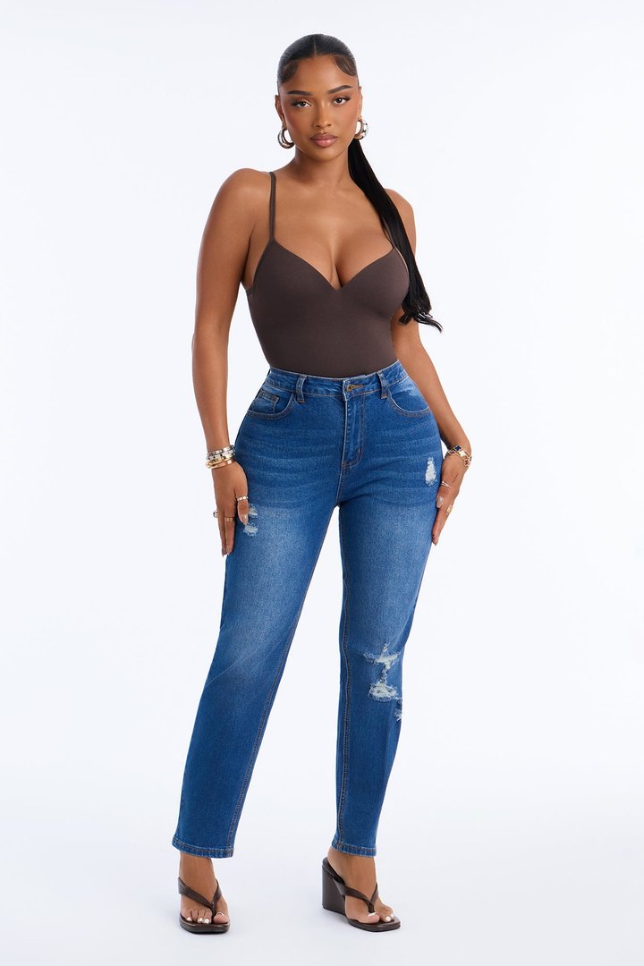 Serenity Sculpted Seamless Bodysuit - Chocolate