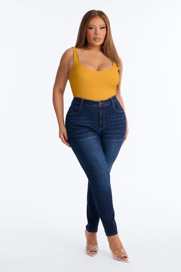 Quinn Double Lined Tank Top - Honey