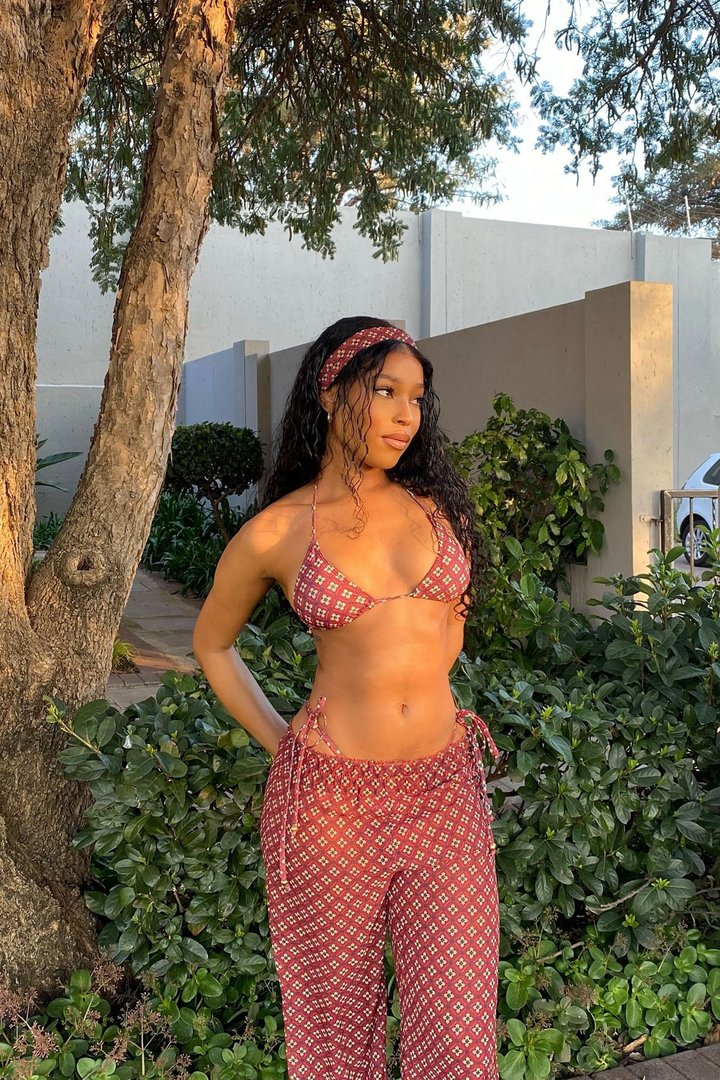 Shailene 4 Piece Bikini Set - Purple/combo