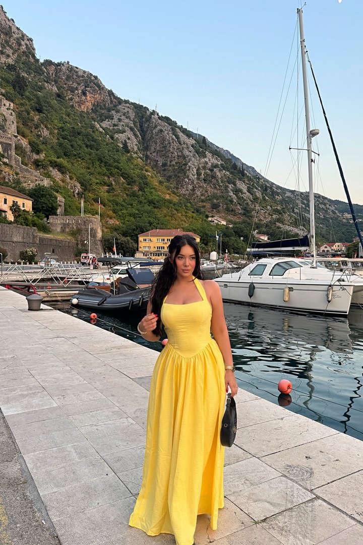 Fullest Potential Maxi Dress - Yellow