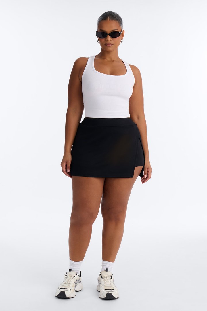 Bella Scuba Lounge Skort - Black