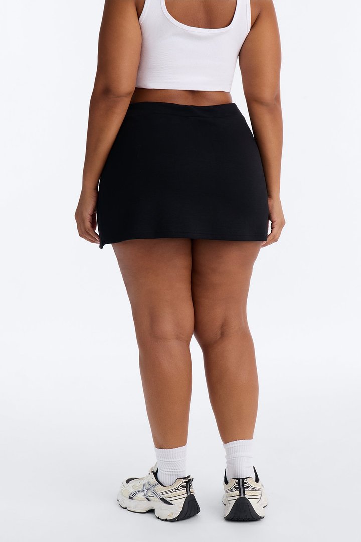Bella Scuba Lounge Skort - Black