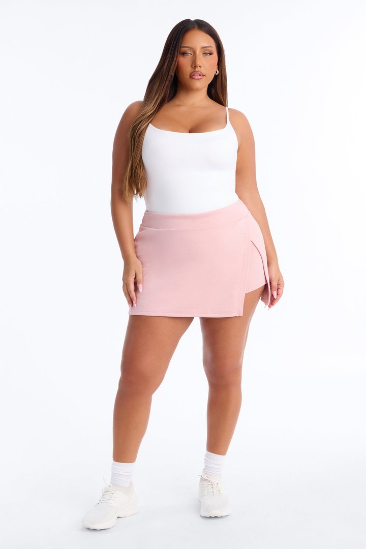 Bella Scuba Lounge Skort - Pink