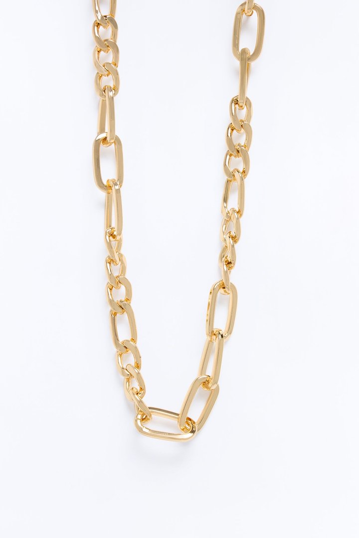 On My Own Chainlink Necklace - Gold