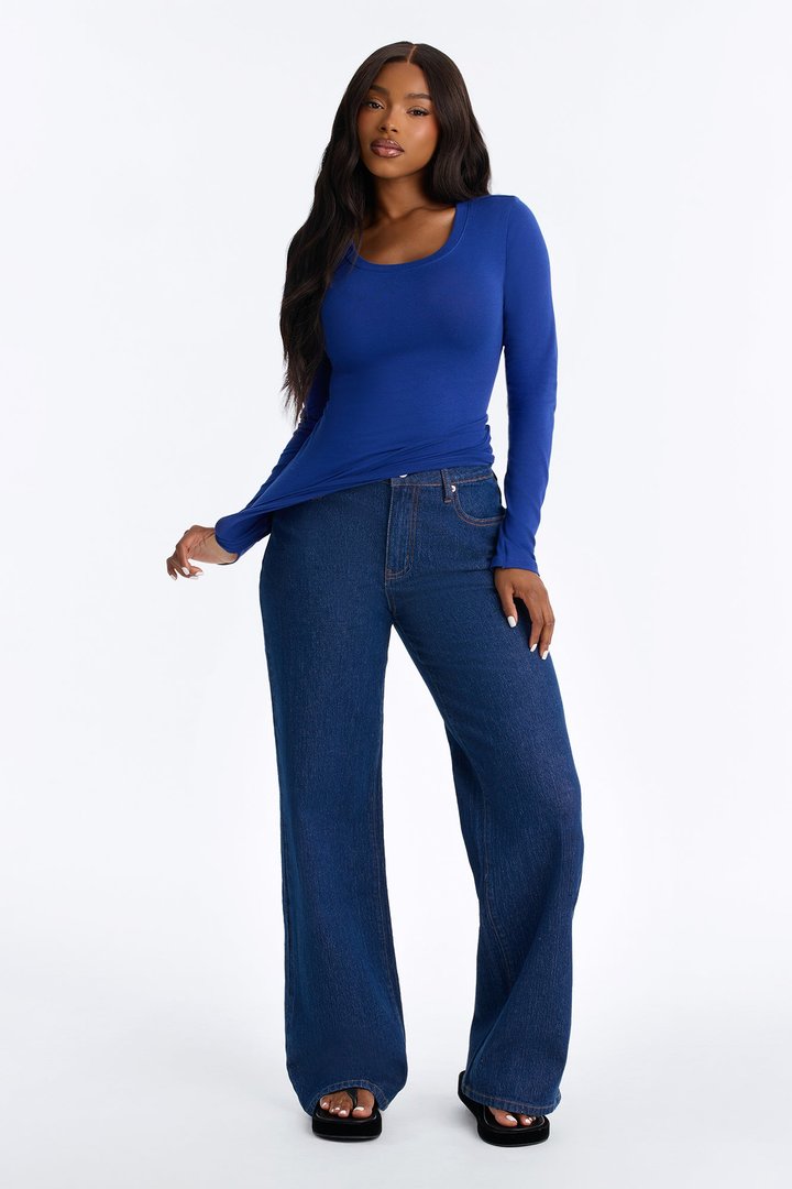 Sabrina Long Sleeve Tee - Royal