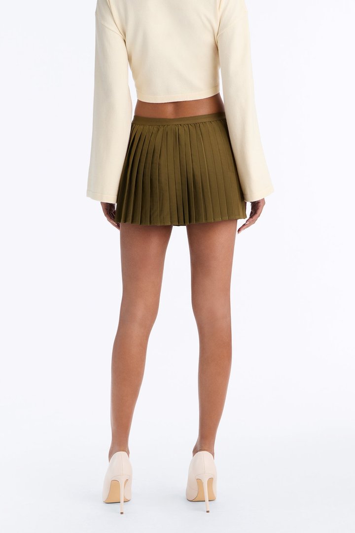 Sharon Pleated Skort - Olive