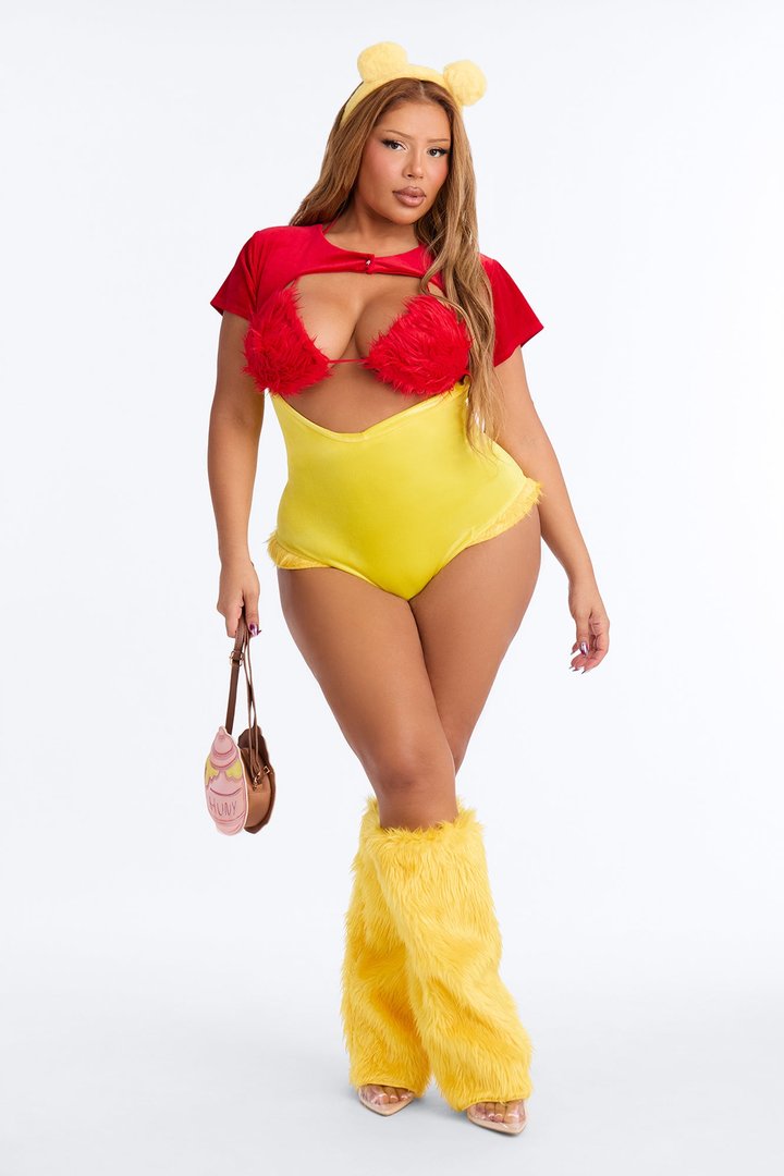 Sticky And Sweet 5 Piece Costume Set - Yellow/combo