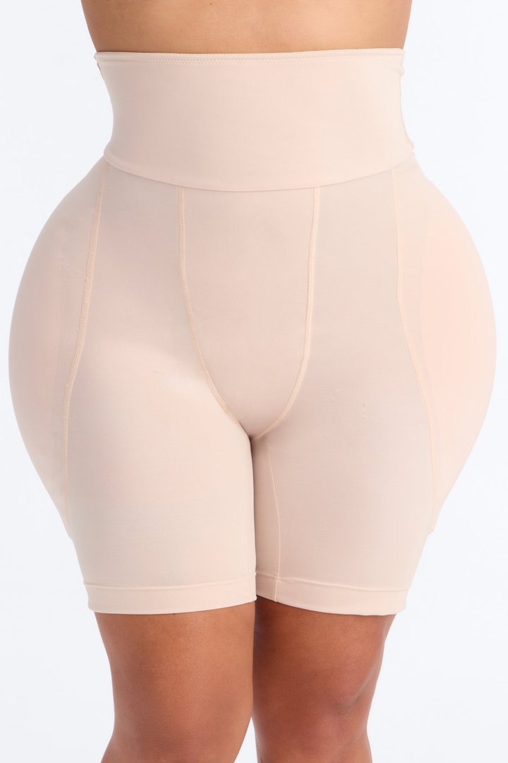 Looking Curvy Padded Hips Shapewear Short - Nude