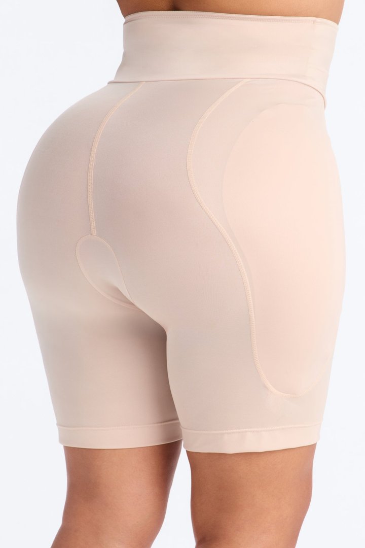 Looking Curvy Padded Hips Shapewear Short - Nude
