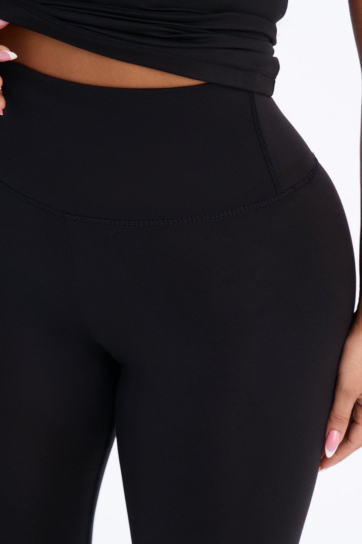 Myla Tricot Lounge Flare Pant - Black