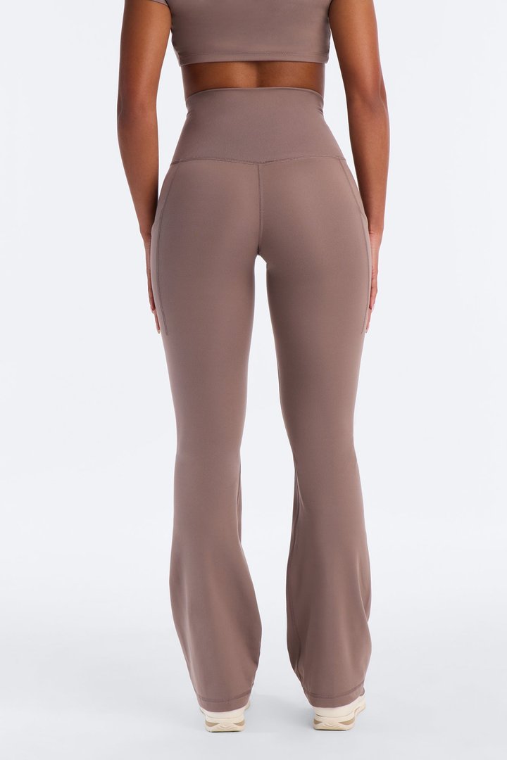 Myla Tricot Lounge Flare Pant - Stone