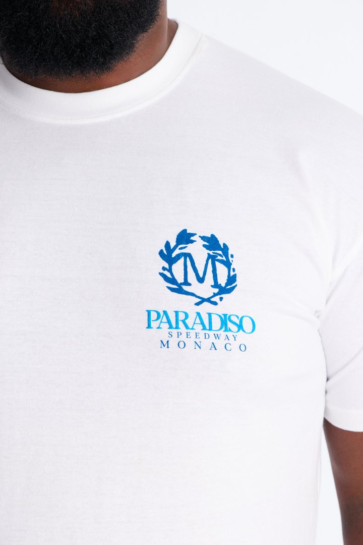 Paradiso Monaco Oversized Short Sleeve Tee - White