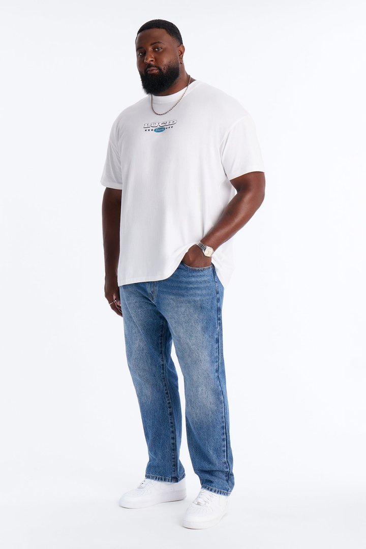 Lucid Supply Cans Oversized Short Sleeve Tee - White
