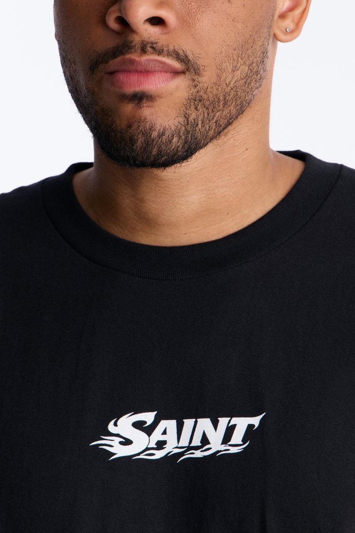 Saint Ascend Assembly Oversized Short Sleeve Tee - Black