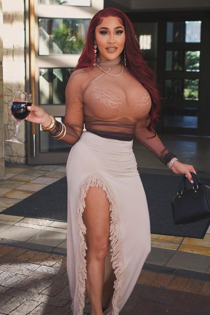 Hot Take Mesh Bodysuit - Brown/combo