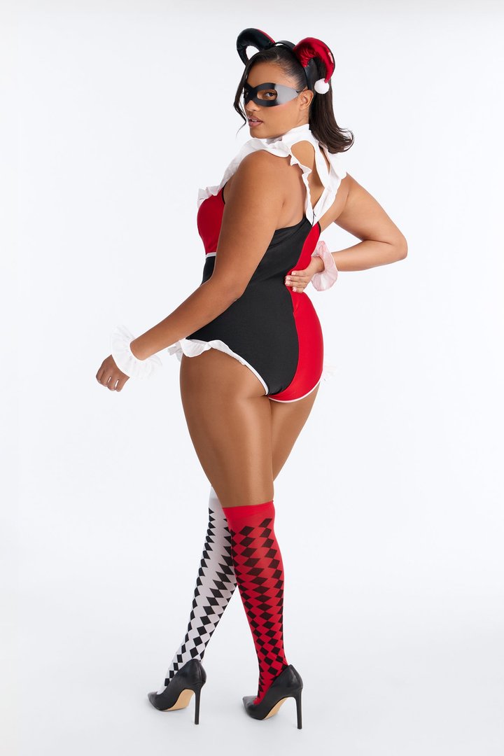 Comic Cutie 6 Piece Costume Set - Red/combo