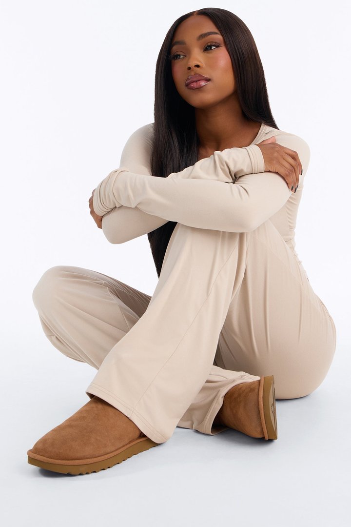Lazy Morning Pant Set - Oatmeal