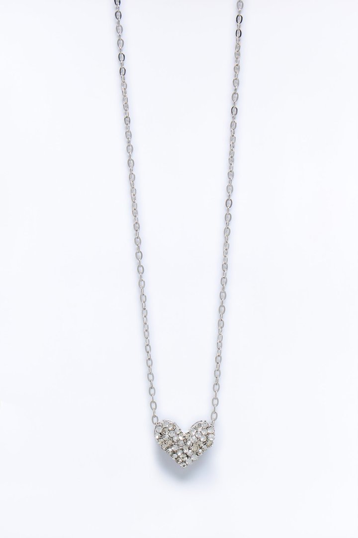 Special Place In My Heart Necklace - Silver