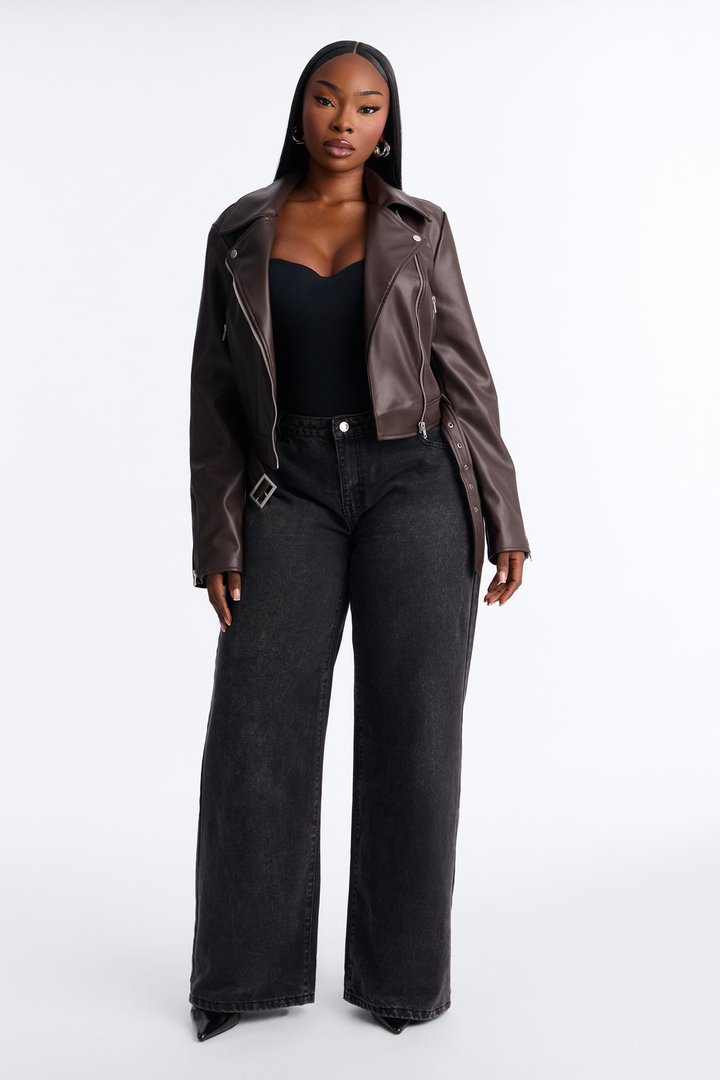 In Control Moto Jacket - Dark Brown