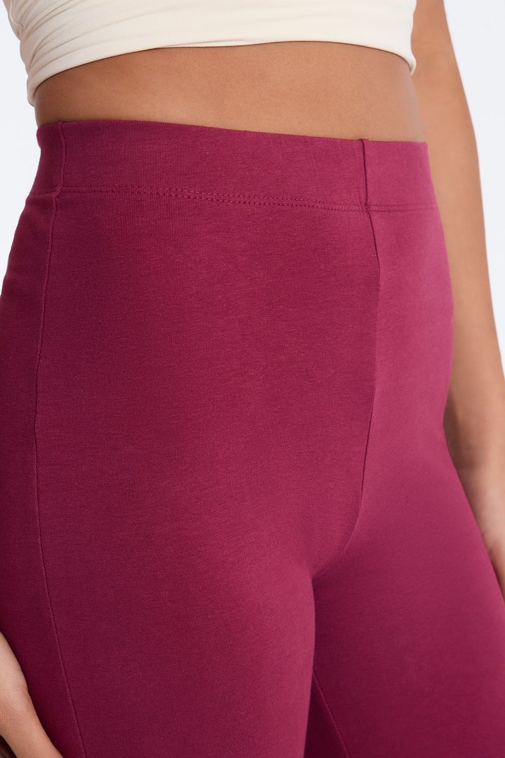 Tall Adriana Flare Pant - Burgundy