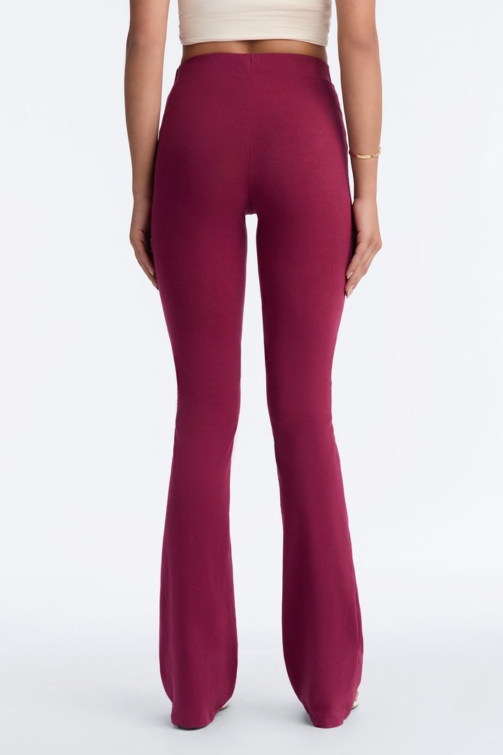 Tall Adriana Flare Pant - Burgundy