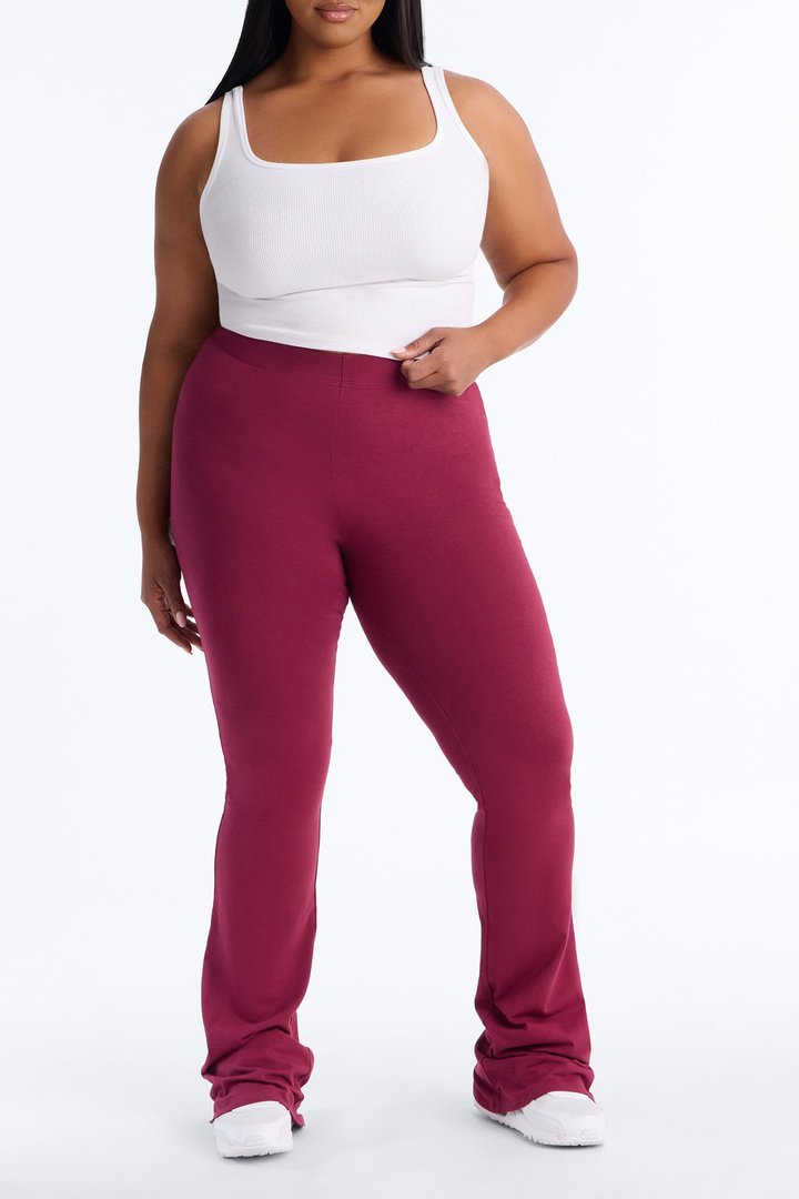 Tall Adriana Flare Pant - Burgundy