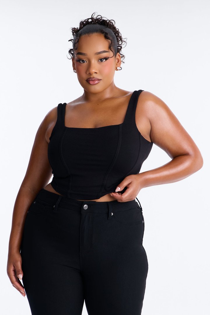 Amanza Corset Top - Black