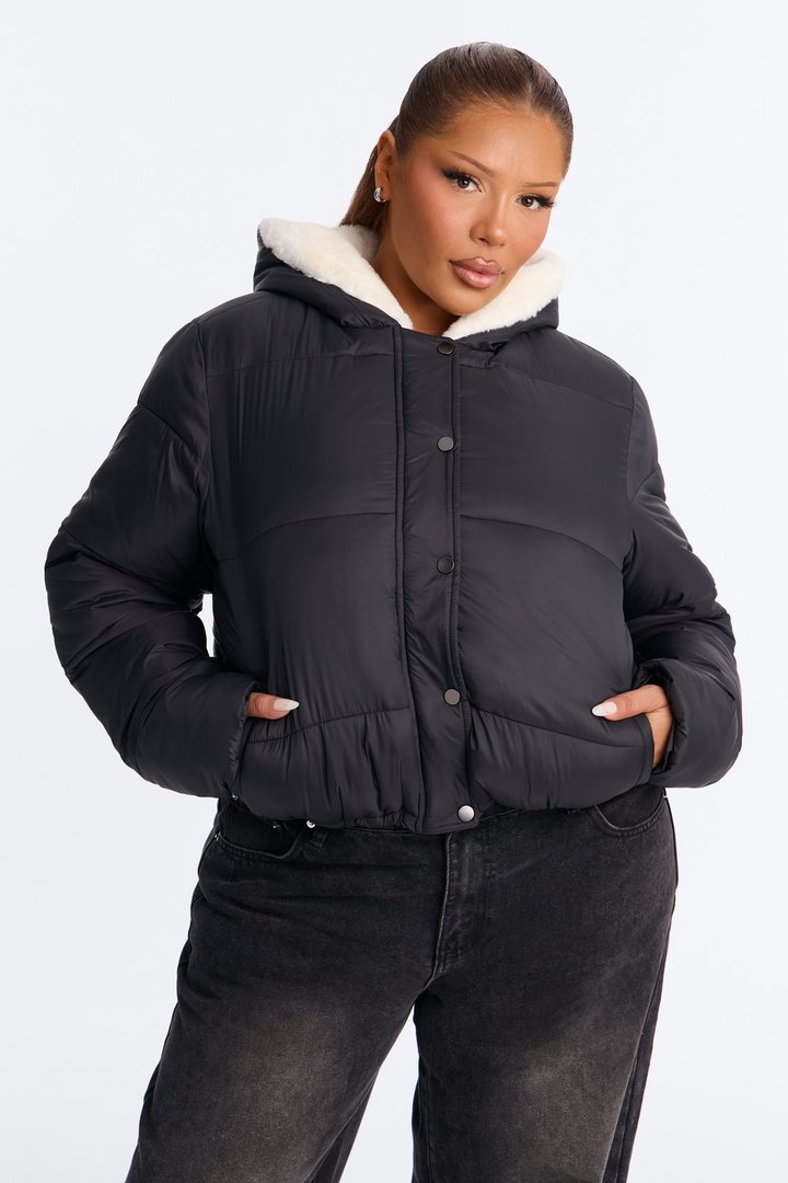 Cozied Up Jacket - Black