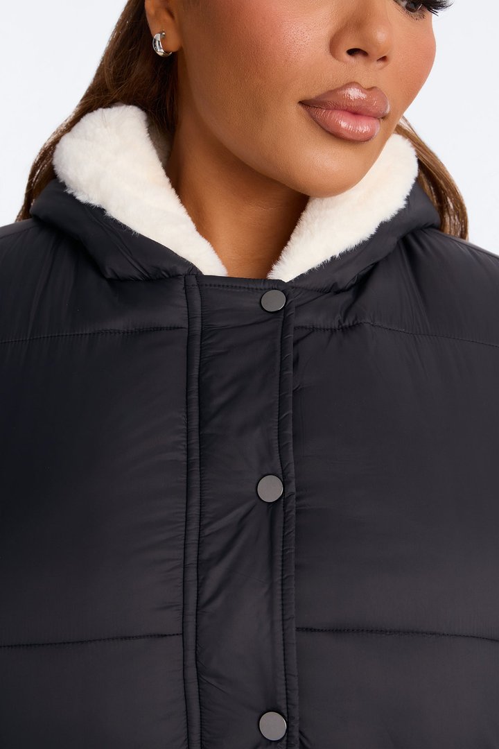 Cozied Up Jacket - Black