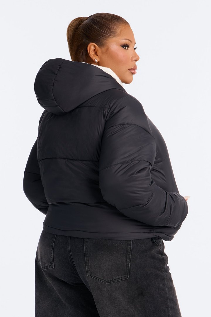 Cozied Up Jacket - Black
