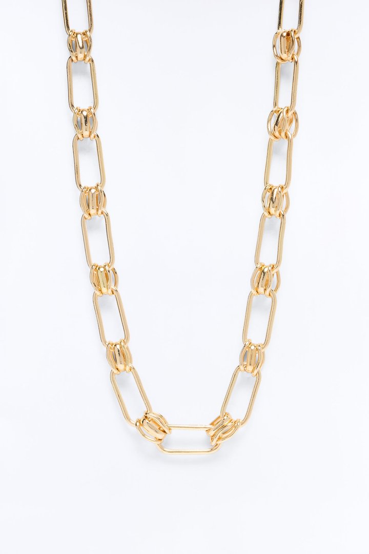 Opaline Single Chain Necklace - Gold