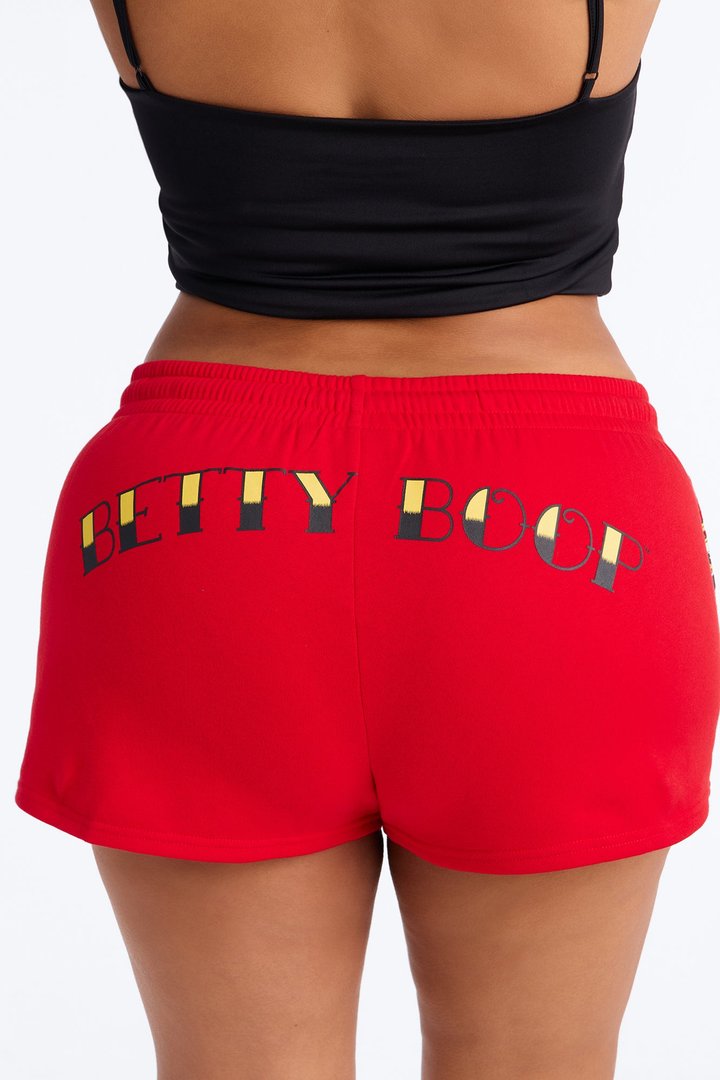 Betty Boop Tattoo Short - Red