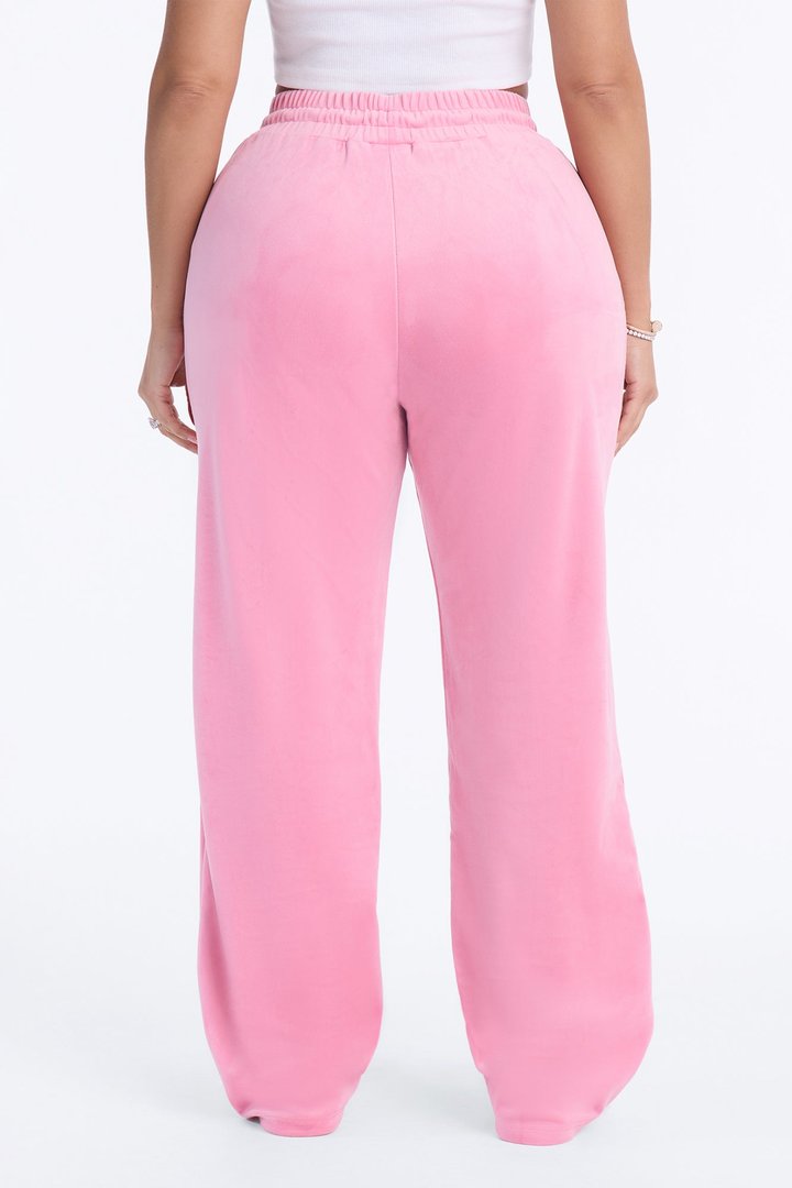 PINK London That Girl Wide Leg Sweatpant - Pink