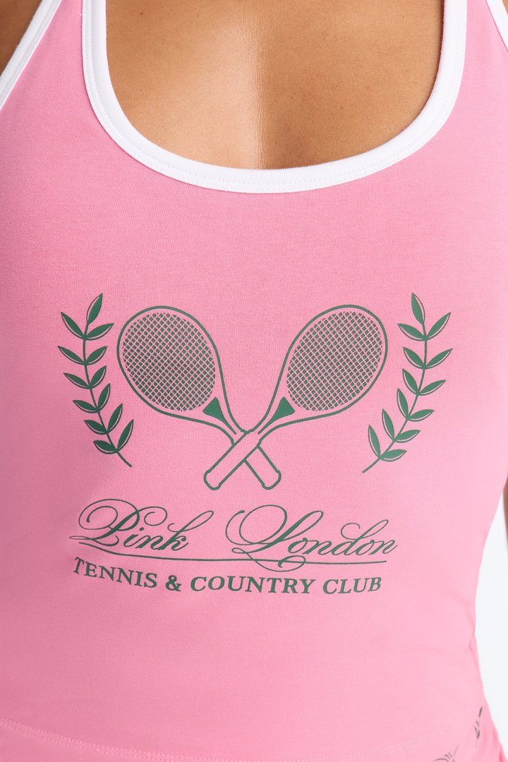 PINK London Sporty Tank Top - Pink