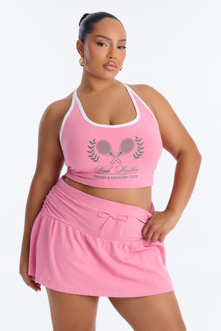 PINK London Sporty Tank Top - Pink