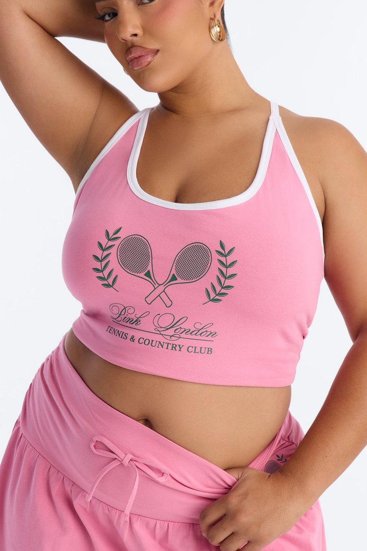 PINK London Sporty Tank Top - Pink