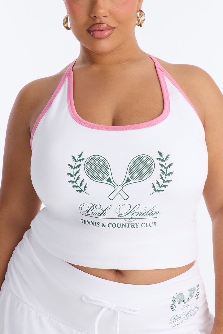 PINK London Sporty Tank Top - White