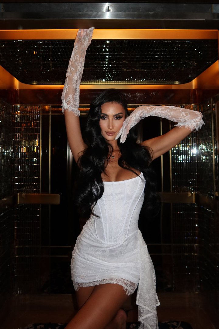 Always Sweet Corset Mini Dress Set - White