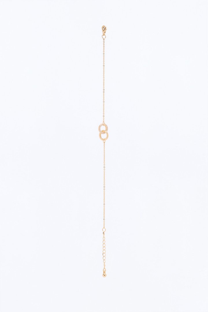 Cubic Zirconia Always And Forever Bracelet - Gold