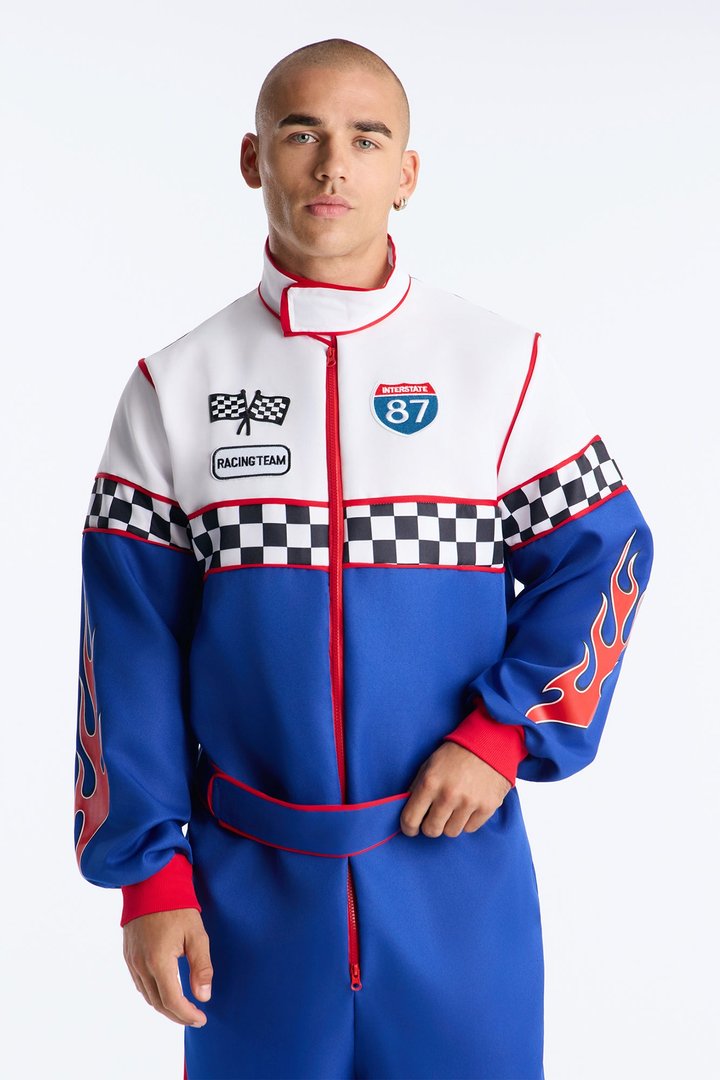 Speedway Racer Costume - Blue/combo