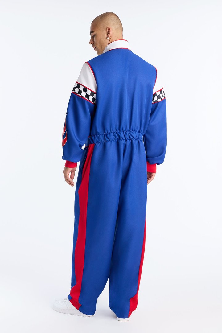 Speedway Racer Costume - Blue/combo