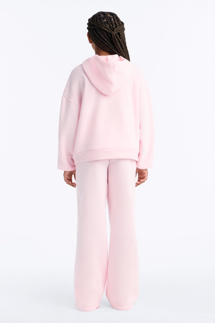 Mini Pray Wide Leg Pant Set - Light Pink