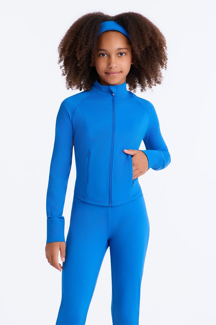 Mini Love To Sweat Active Legging Set - Royal